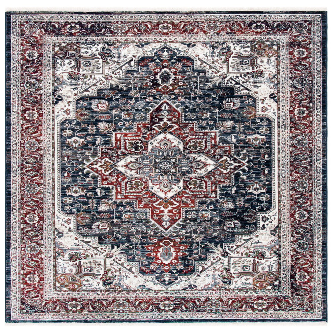 SAFAVIEH Herat Collection HRT321N Navy / Red Rug Image 6