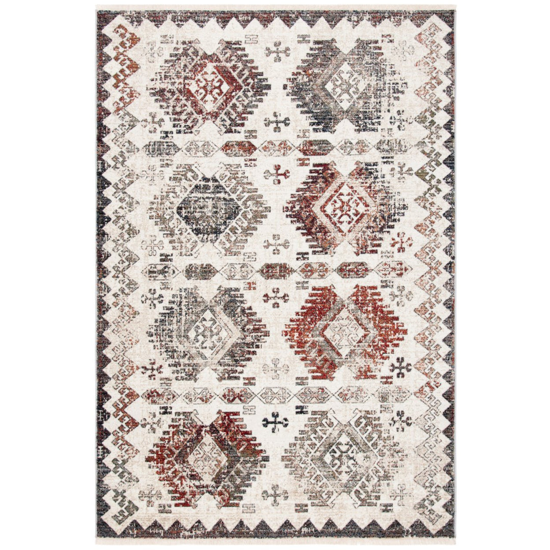 SAFAVIEH Herat Collection HRT319A Cream / Grey Rug Image 1