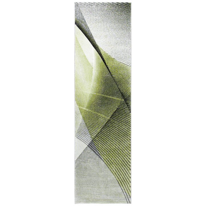 SAFAVIEH Hollywood Collection HLW715Y Grey / Green Rug Image 1