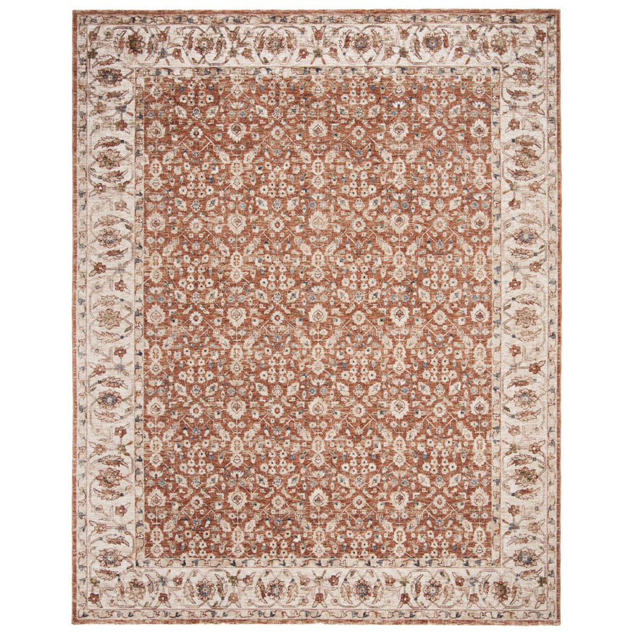 SAFAVIEH Heirloom Collection HRL701B Beige/Light Rust Rug Image 1