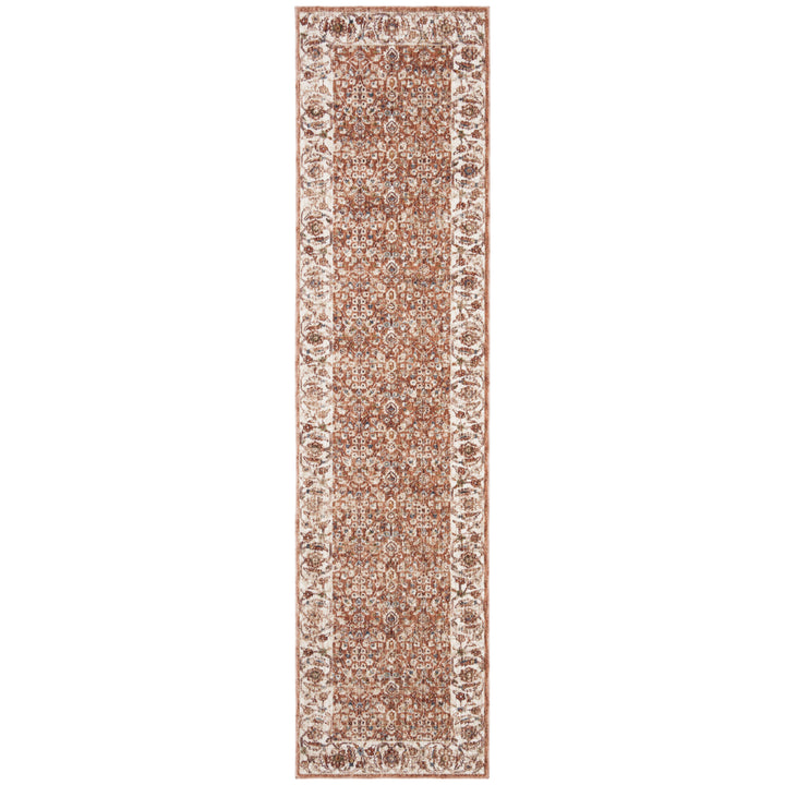 SAFAVIEH Heirloom Collection HRL701B Beige/Light Rust Rug Image 5