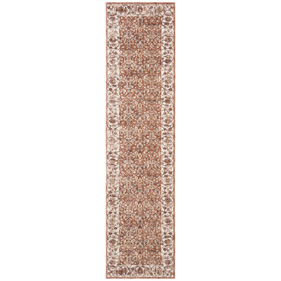 SAFAVIEH Heirloom Collection HRL701B Beige/Light Rust Rug Image 1