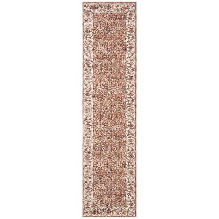 SAFAVIEH Heirloom Collection HRL701B Beige/Light Rust Rug Image 1