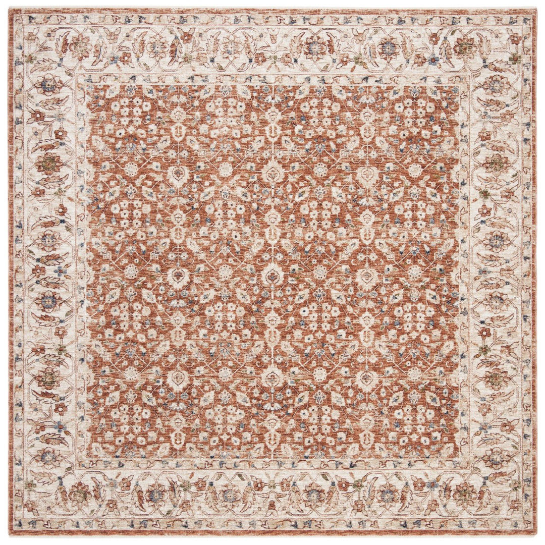 SAFAVIEH Heirloom Collection HRL701B Beige/Light Rust Rug Image 1