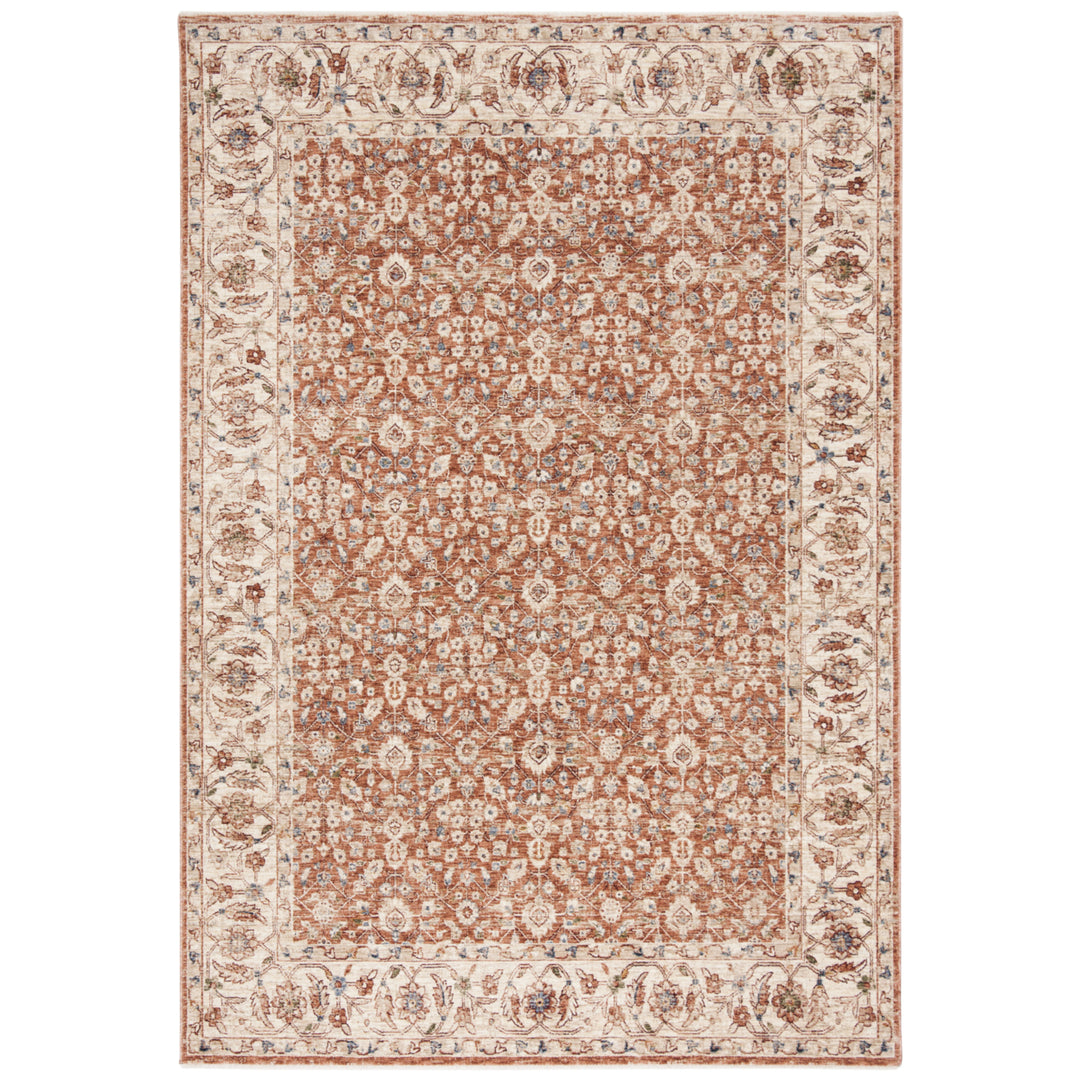 SAFAVIEH Heirloom Collection HRL701B Beige/Light Rust Rug Image 10