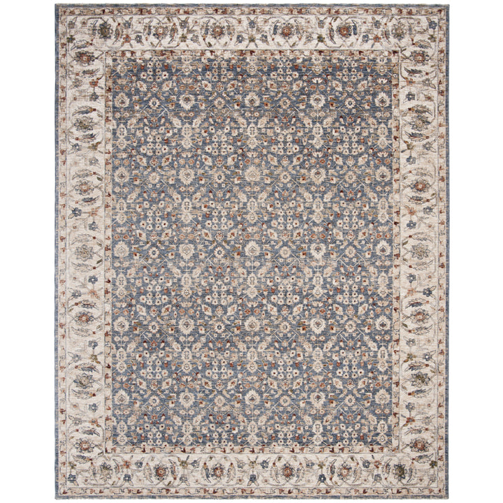 SAFAVIEH Heirloom Collection HRL701A Ivory / Blue Rug Image 1