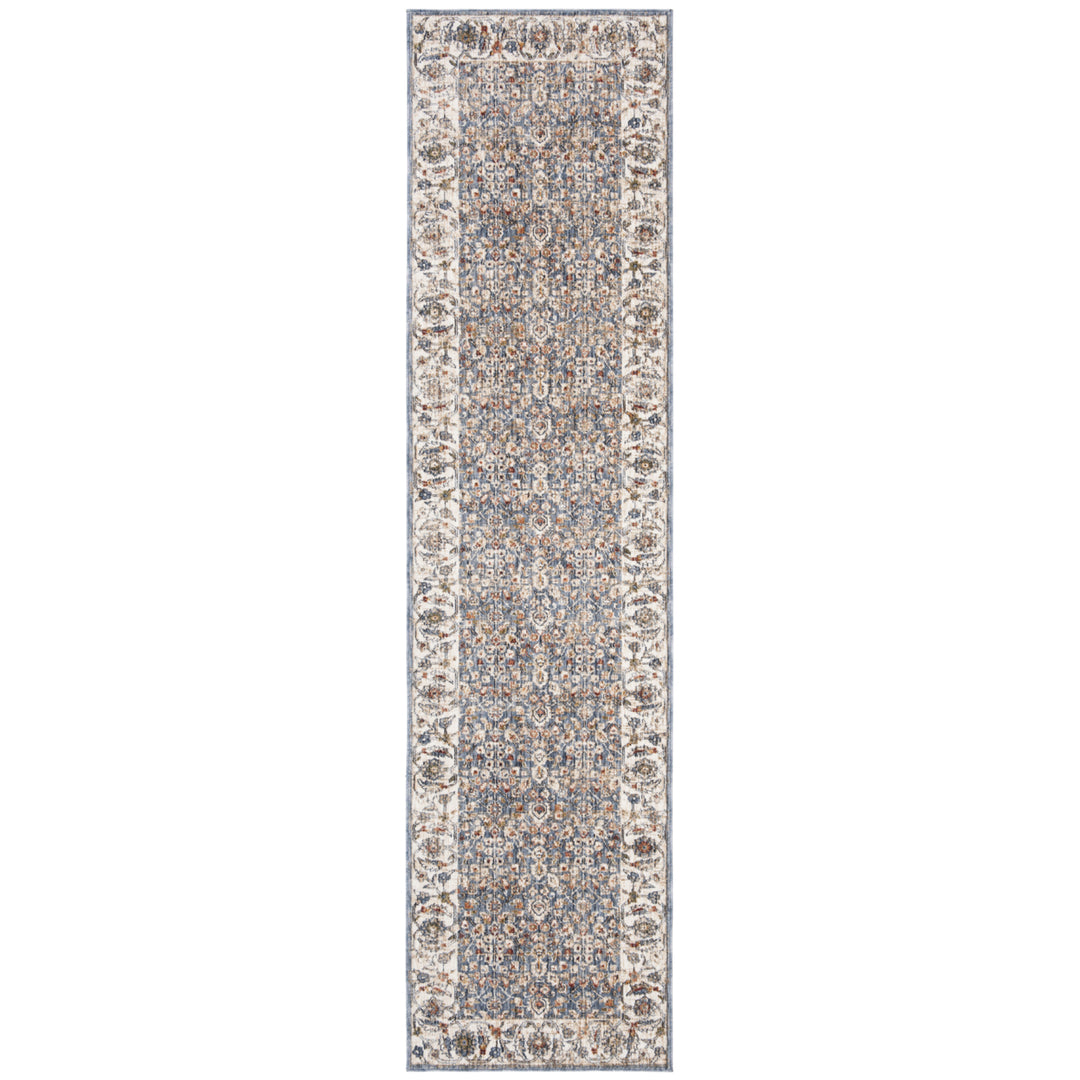 SAFAVIEH Heirloom Collection HRL701A Ivory / Blue Rug Image 5