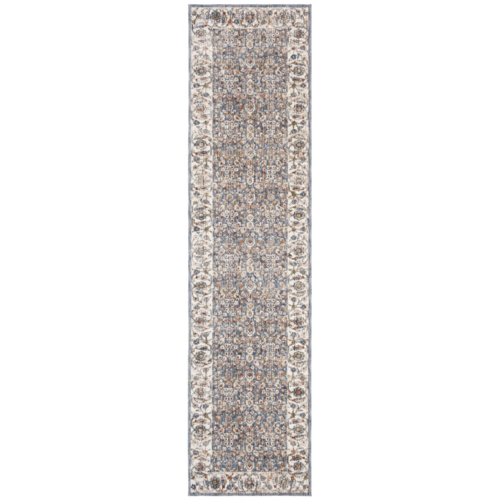 SAFAVIEH Heirloom Collection HRL701A Ivory / Blue Rug Image 5