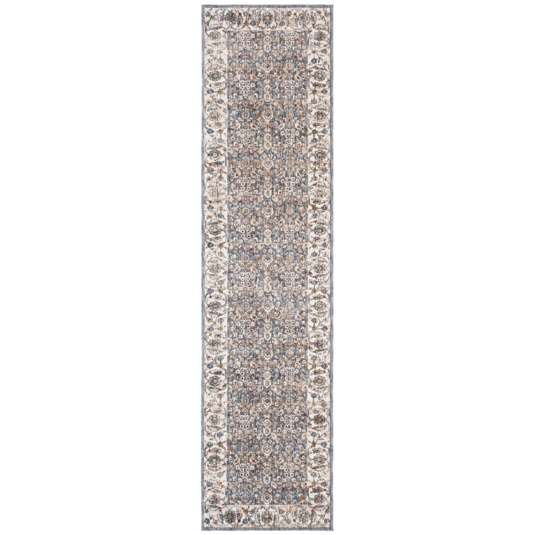 SAFAVIEH Heirloom Collection HRL701A Ivory / Blue Rug Image 1