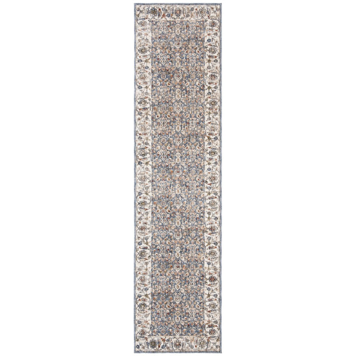 SAFAVIEH Heirloom Collection HRL701A Ivory / Blue Rug Image 1