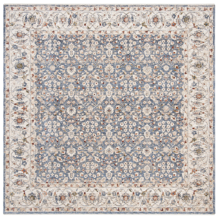 SAFAVIEH Heirloom Collection HRL701A Ivory / Blue Rug Image 6