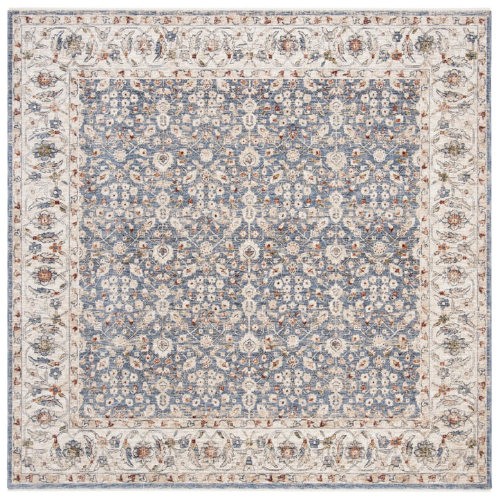 SAFAVIEH Heirloom Collection HRL701A Ivory / Blue Rug Image 1