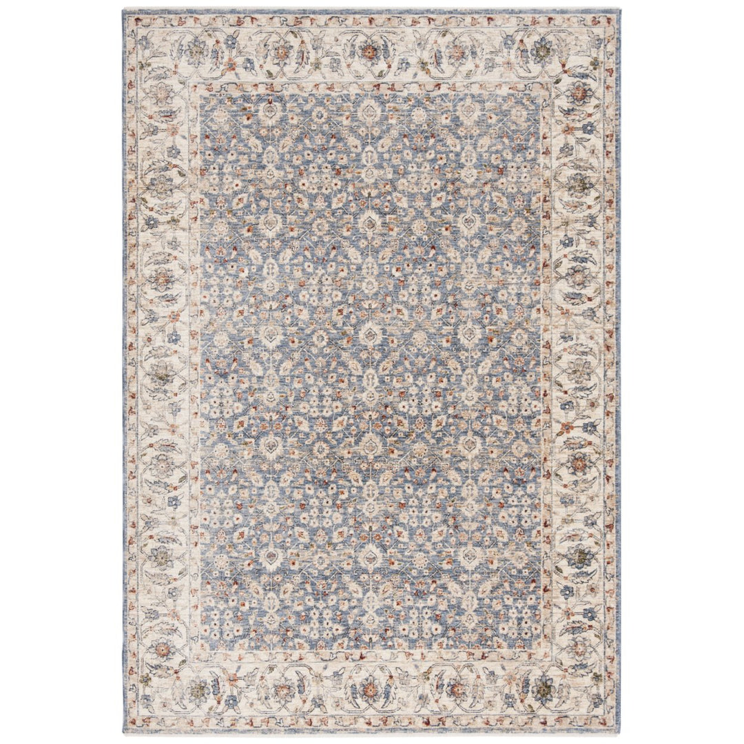 SAFAVIEH Heirloom Collection HRL701A Ivory / Blue Rug Image 1