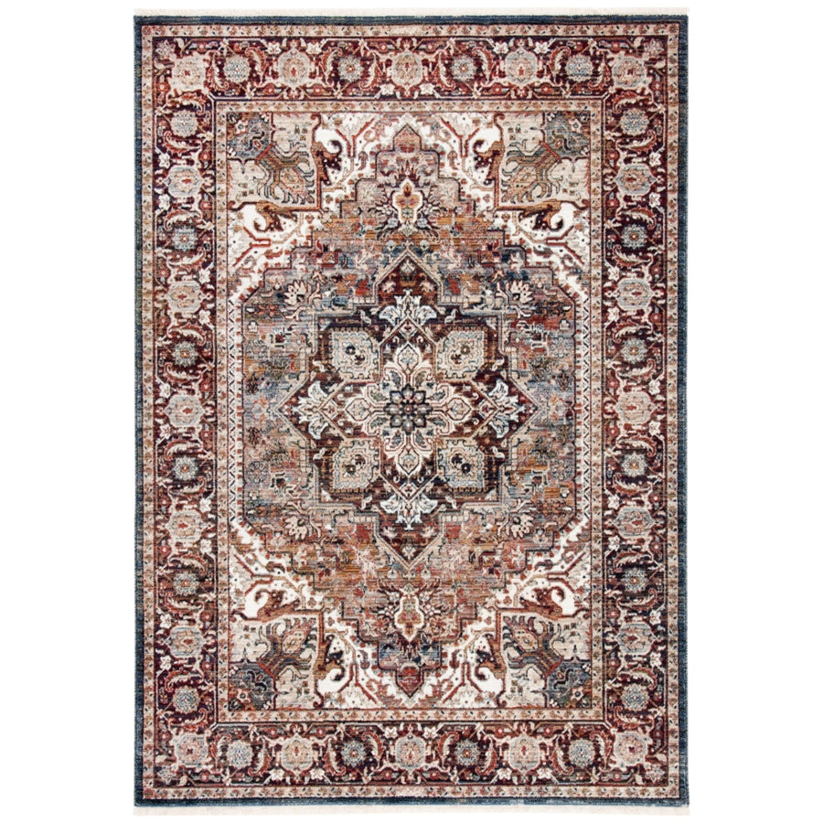 SAFAVIEH Herat Collection HRT331Q Red / Ivory Rug Image 1