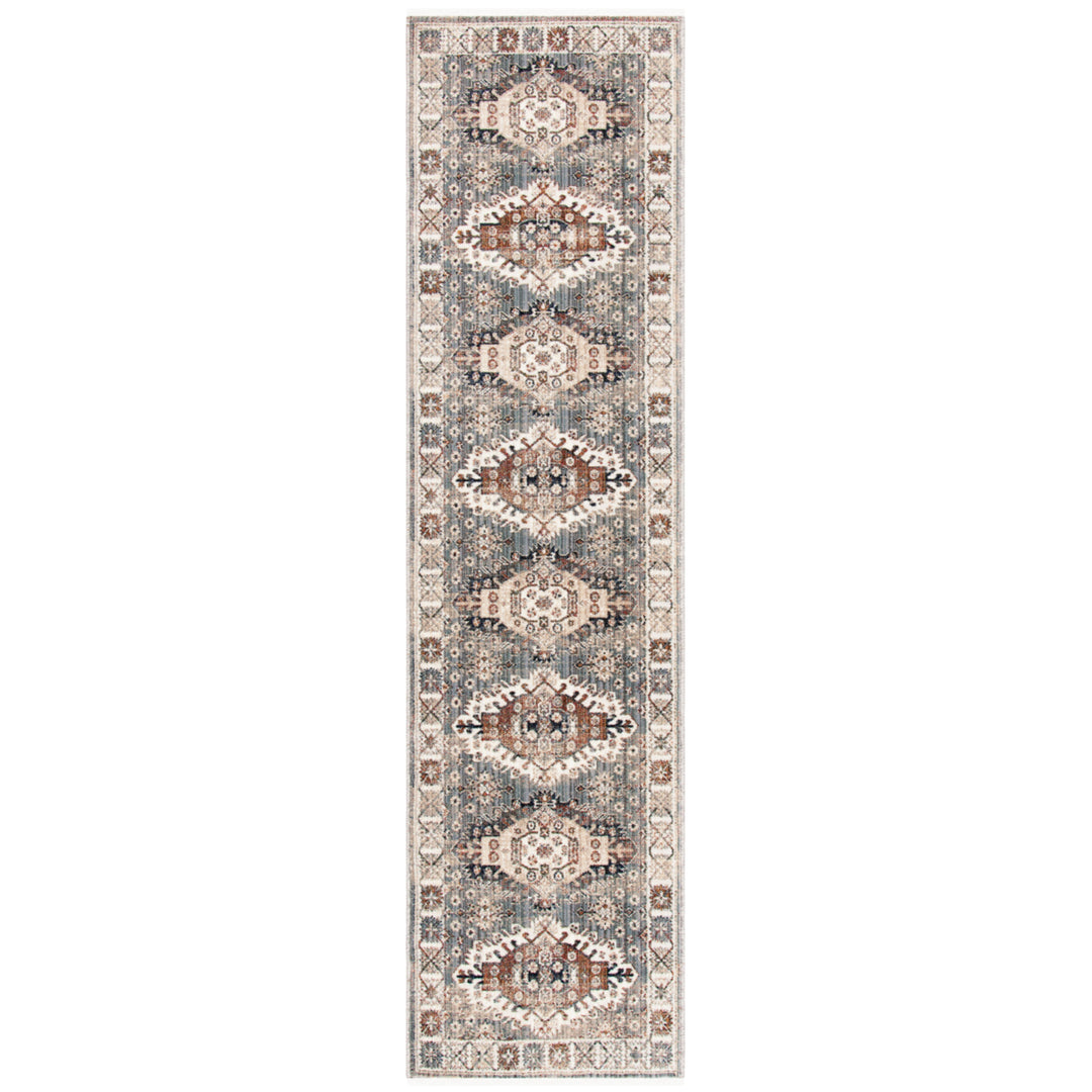 SAFAVIEH Herat Collection HRT355G Grey / Cream Rug Image 3