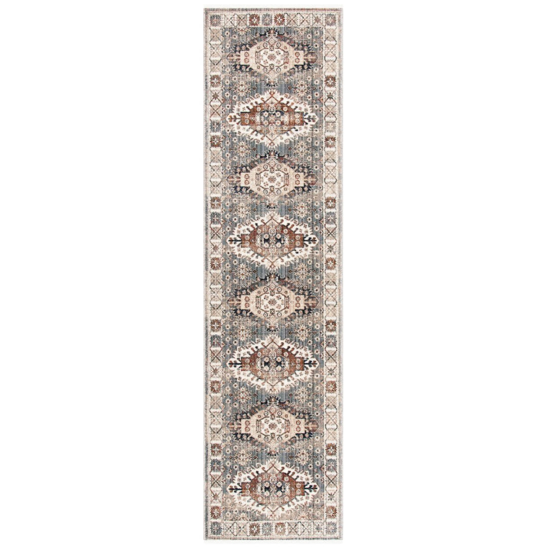 SAFAVIEH Herat Collection HRT355G Grey / Cream Rug Image 1