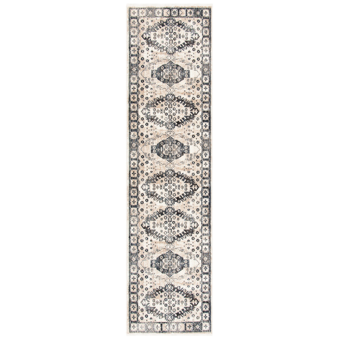 SAFAVIEH Herat Collection HRT356A Ivory / Grey Rug Image 3