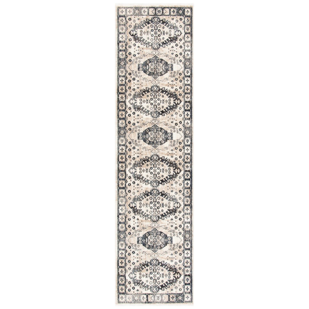 SAFAVIEH Herat Collection HRT356A Ivory / Grey Rug Image 1