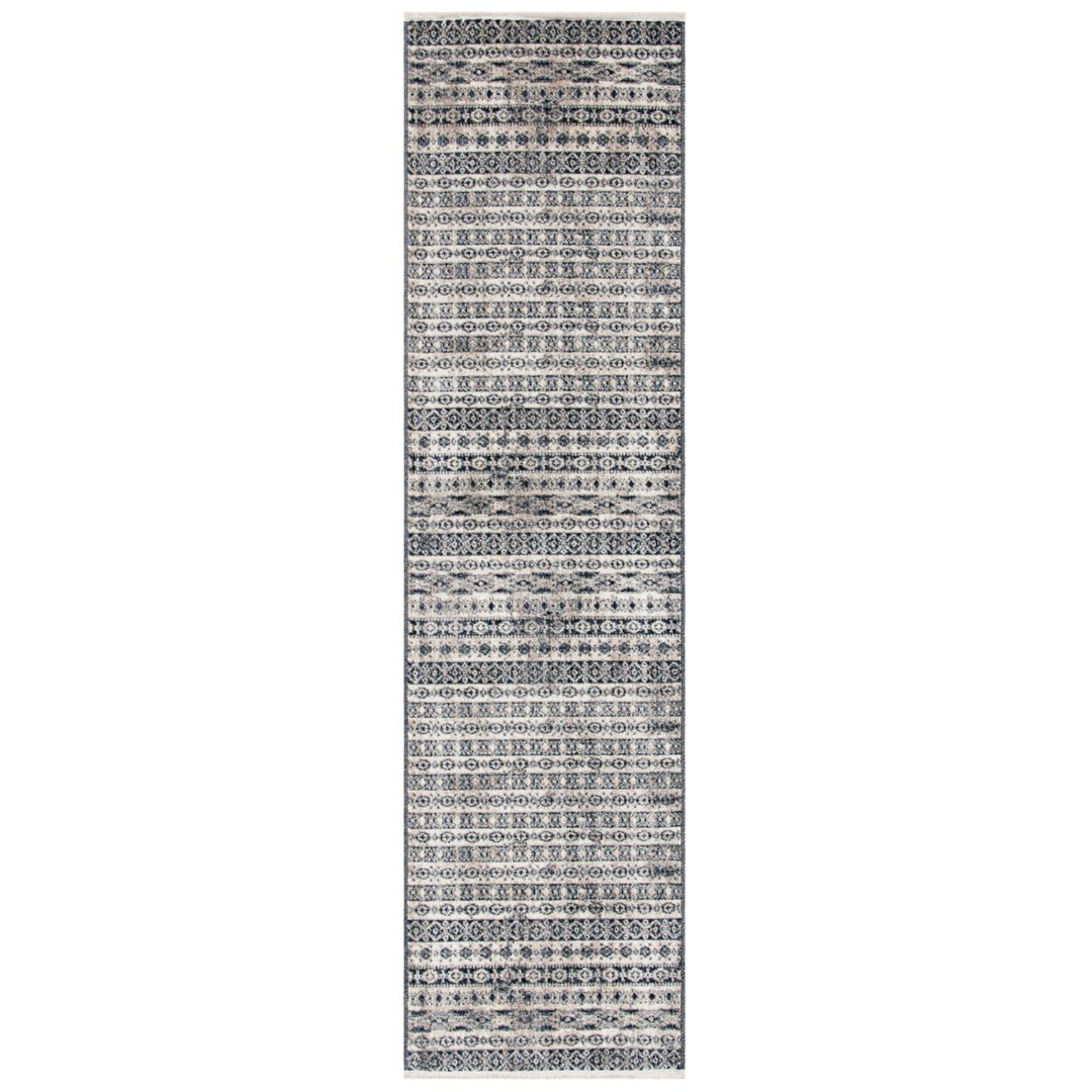 SAFAVIEH Herat Collection HRT370G Ivory / Black Rug Image 3