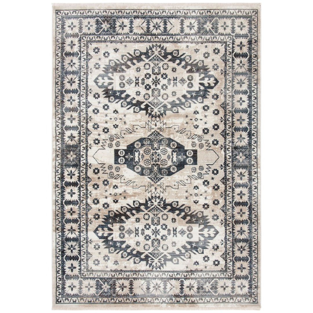 SAFAVIEH Herat Collection HRT356A Ivory / Grey Rug Image 8