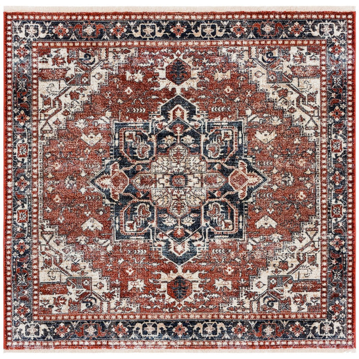 SAFAVIEH Herat Collection HRT392A Rust / Creme Rug Image 1