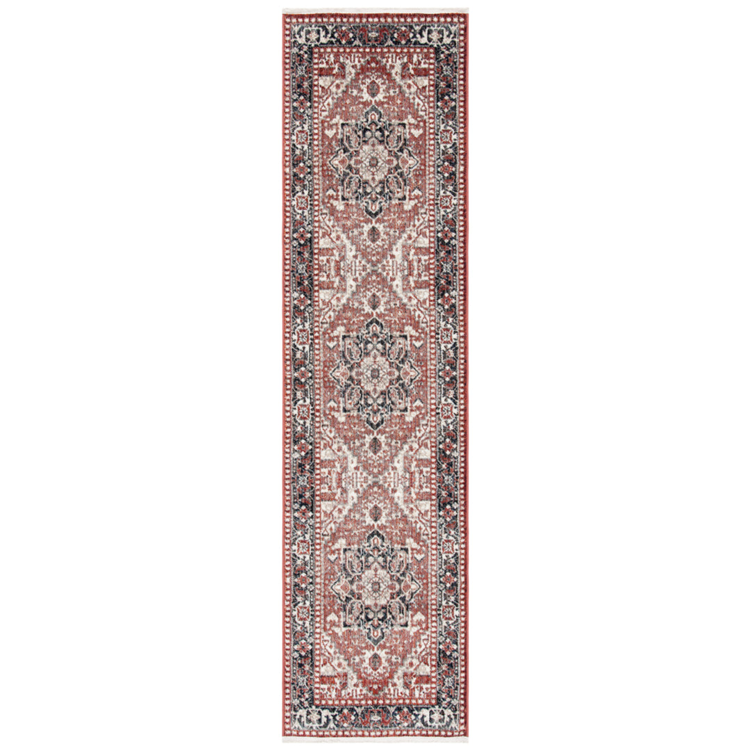 SAFAVIEH Herat Collection HRT395P Rust / Black Rug Image 3