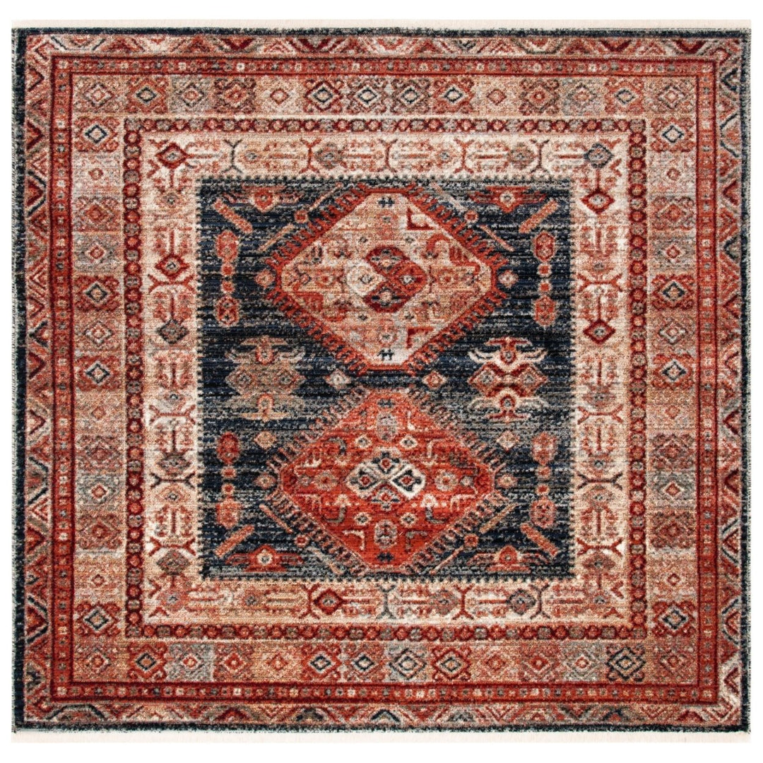 SAFAVIEH Herat Collection HRT379P Rust / Black Rug Image 4