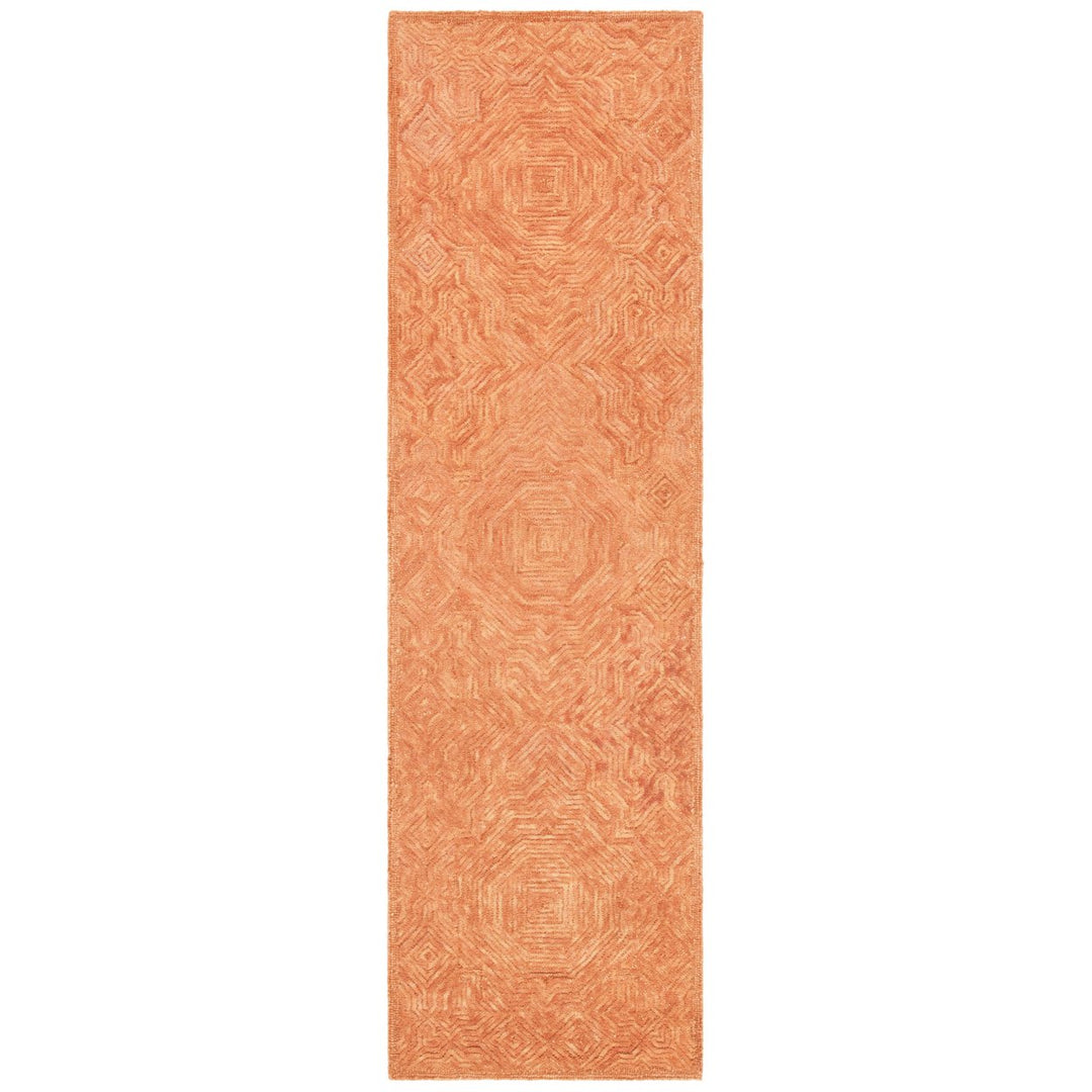 SAFAVIEH Ikat Collection IKT506P Handmade Rust Rug Image 1