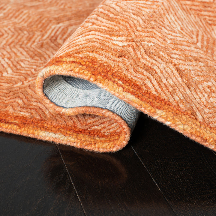 SAFAVIEH Ikat Collection IKT506P Handmade Rust Rug Image 9
