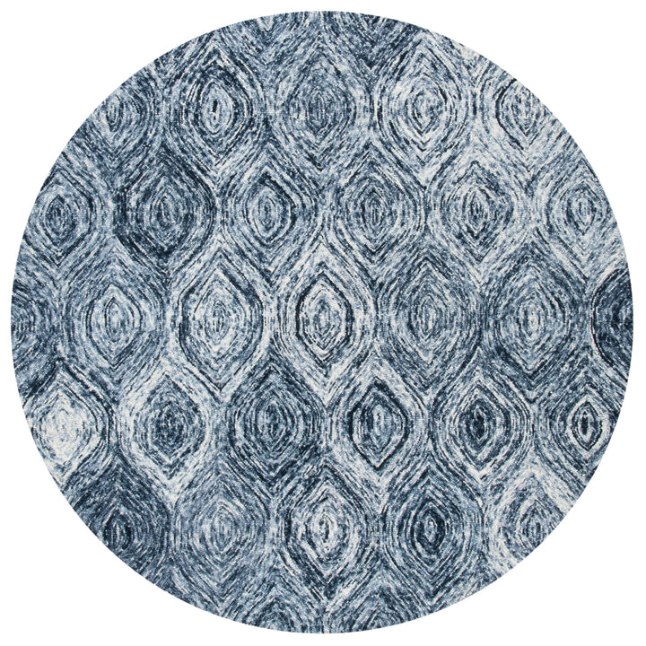 SAFAVIEH Ikat Collection IKT631F Handmade Grey Rug Image 4