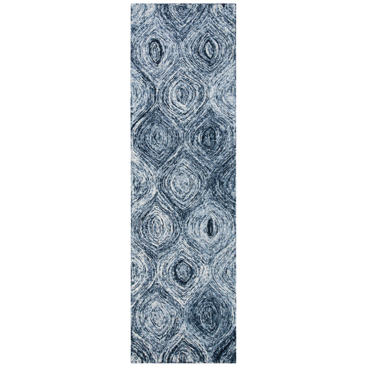 SAFAVIEH Ikat Collection IKT631F Handmade Grey Rug Image 5