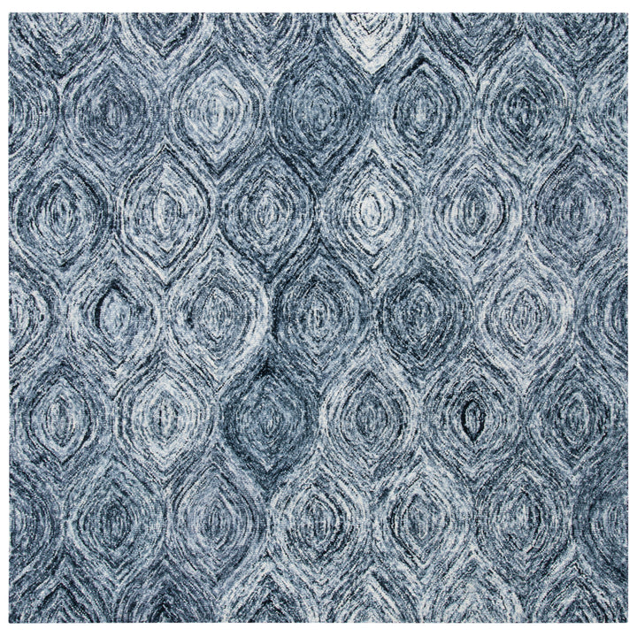 SAFAVIEH Ikat Collection IKT631F Handmade Grey Rug Image 6