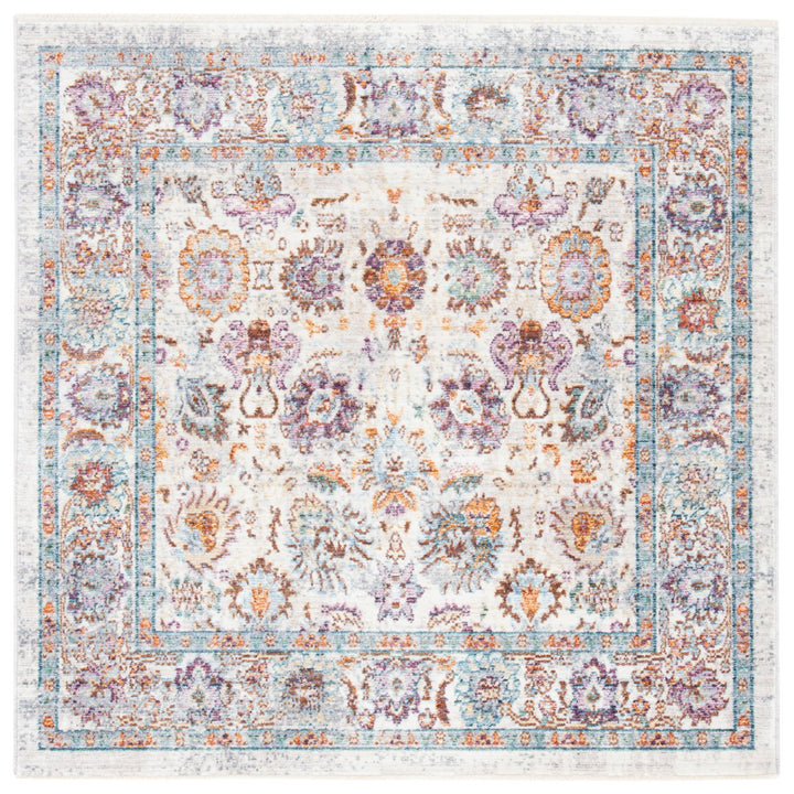 SAFAVIEH Illusion Collection ILL710D Cream / Purple Rug Image 1