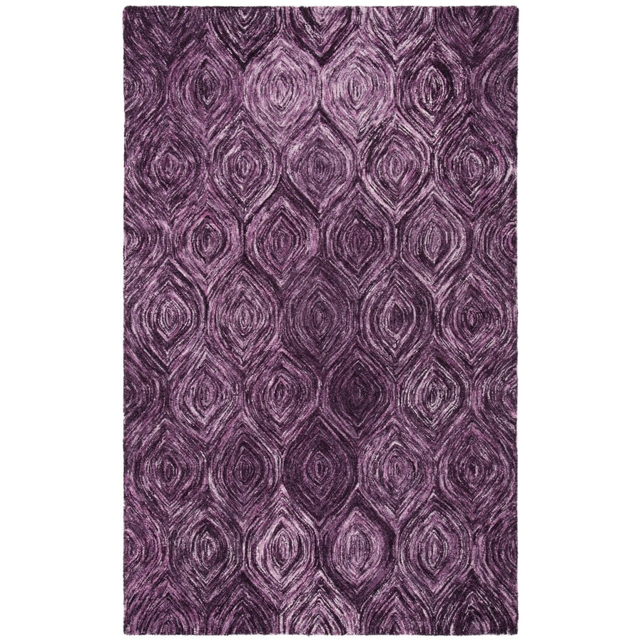 SAFAVIEH Ikat Collection IKT631P Handmade Purple Rug Image 1