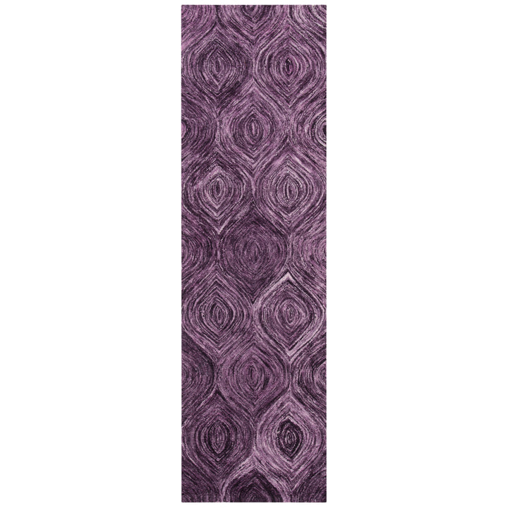 SAFAVIEH Ikat Collection IKT631P Handmade Purple Rug Image 5