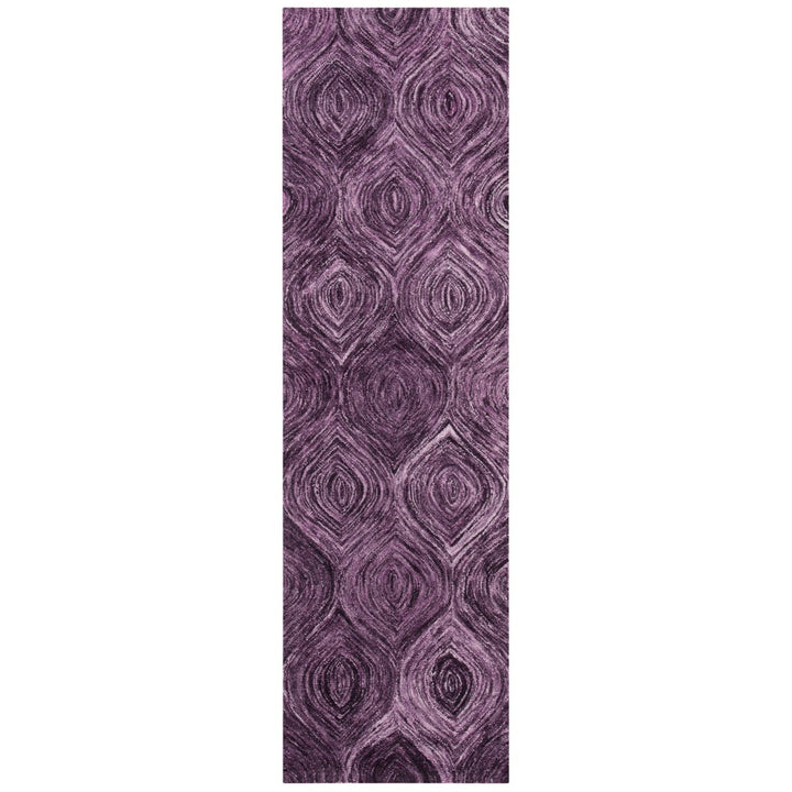 SAFAVIEH Ikat Collection IKT631P Handmade Purple Rug Image 1