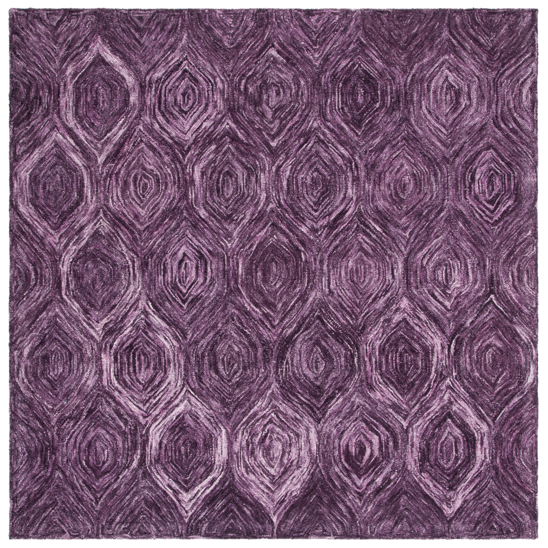 SAFAVIEH Ikat Collection IKT631P Handmade Purple Rug Image 6