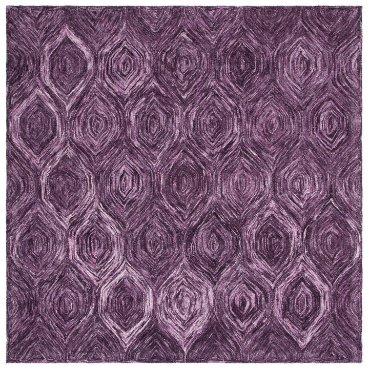 SAFAVIEH Ikat Collection IKT631P Handmade Purple Rug Image 1