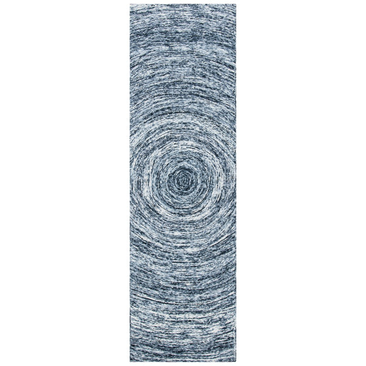 SAFAVIEH Ikat Collection IKT633F Handmade Grey Rug Image 1