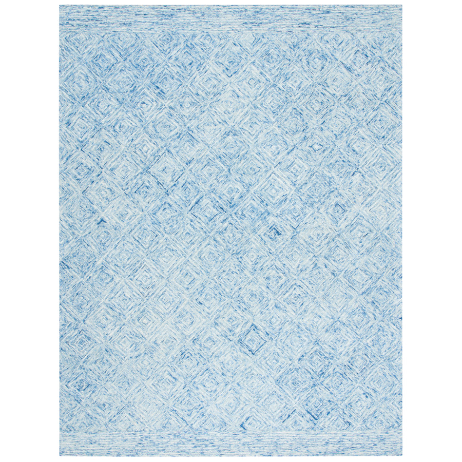 SAFAVIEH Ikat Collection IKT704M Handmade Blue Rug Image 1