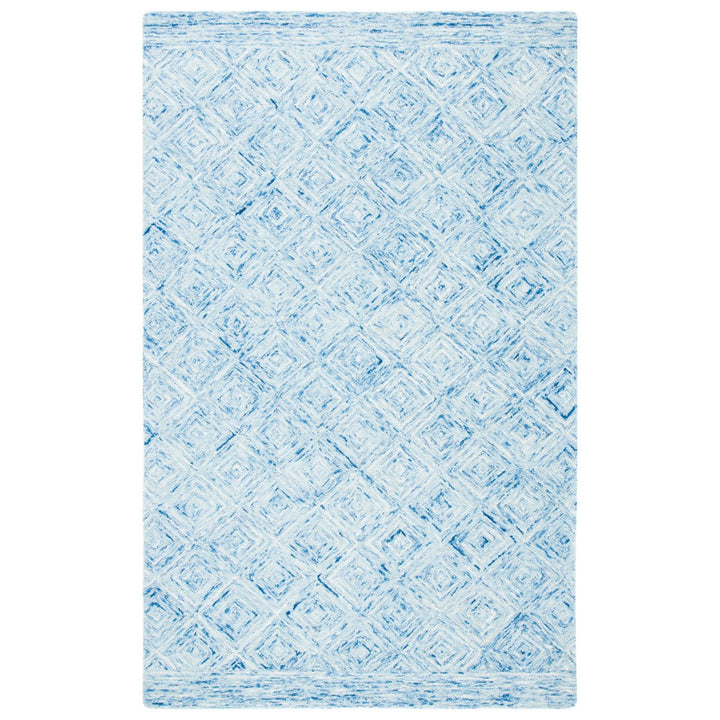 SAFAVIEH Ikat Collection IKT704M Handmade Blue Rug Image 1