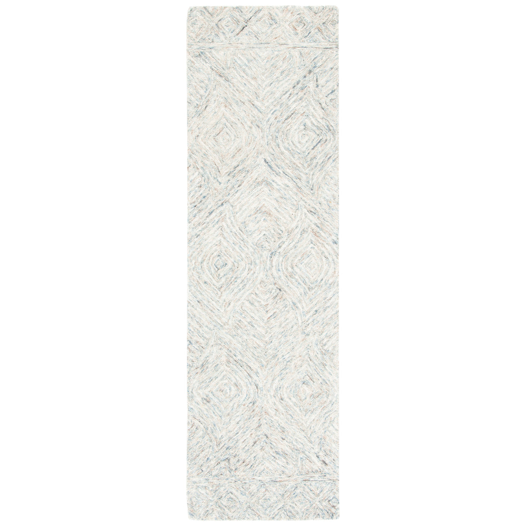 SAFAVIEH Ikat Collection IKT703B Handmade Beige/Grey Rug Image 5