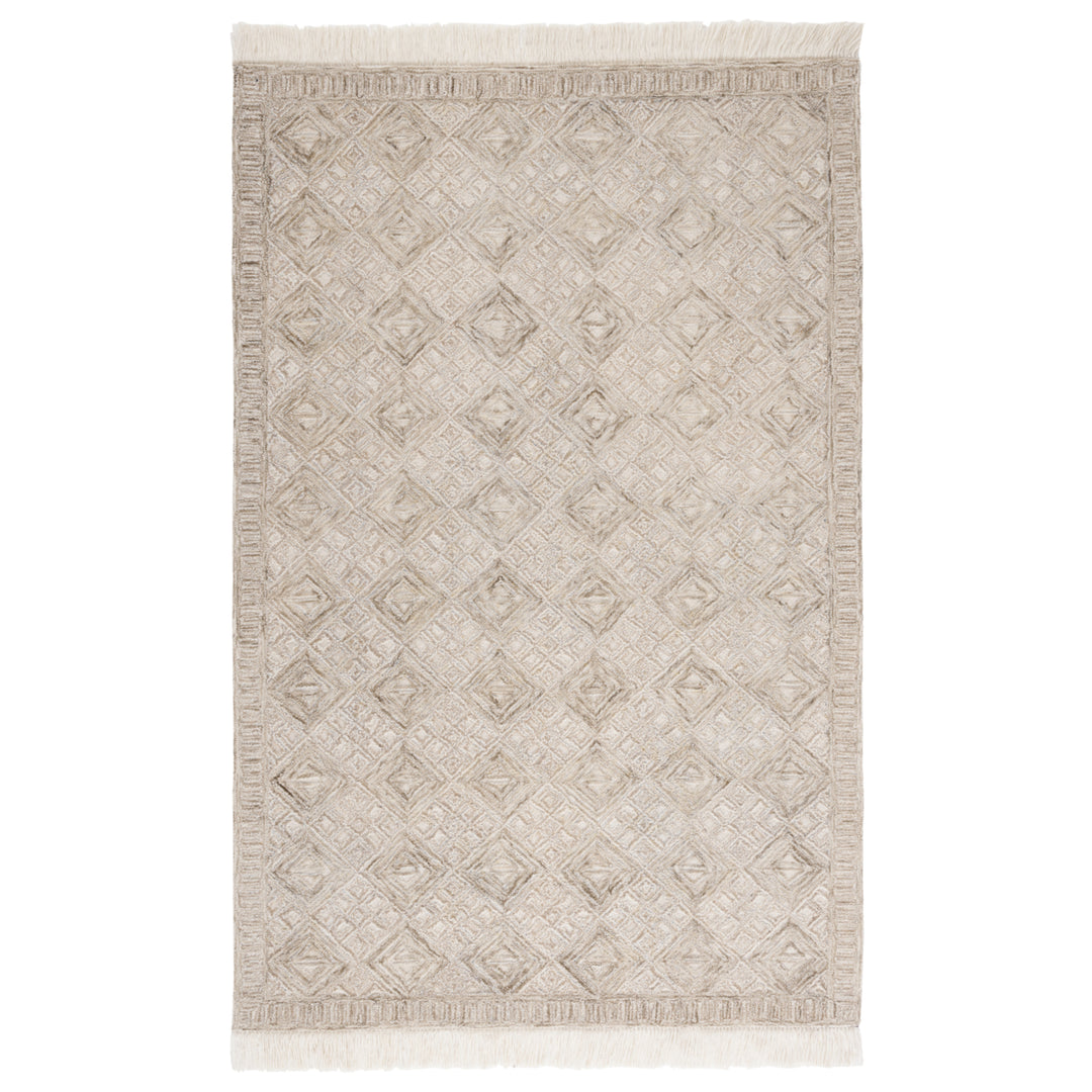 SAFAVIEH Ikat Collection IKT803B Handmade Ivory/Sage Rug Image 7