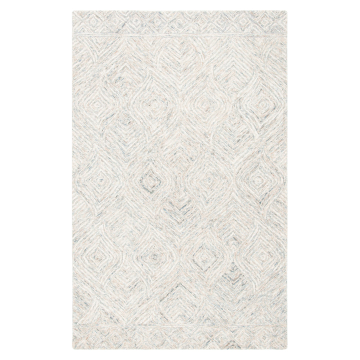 SAFAVIEH Ikat Collection IKT703B Handmade Beige/Grey Rug Image 9