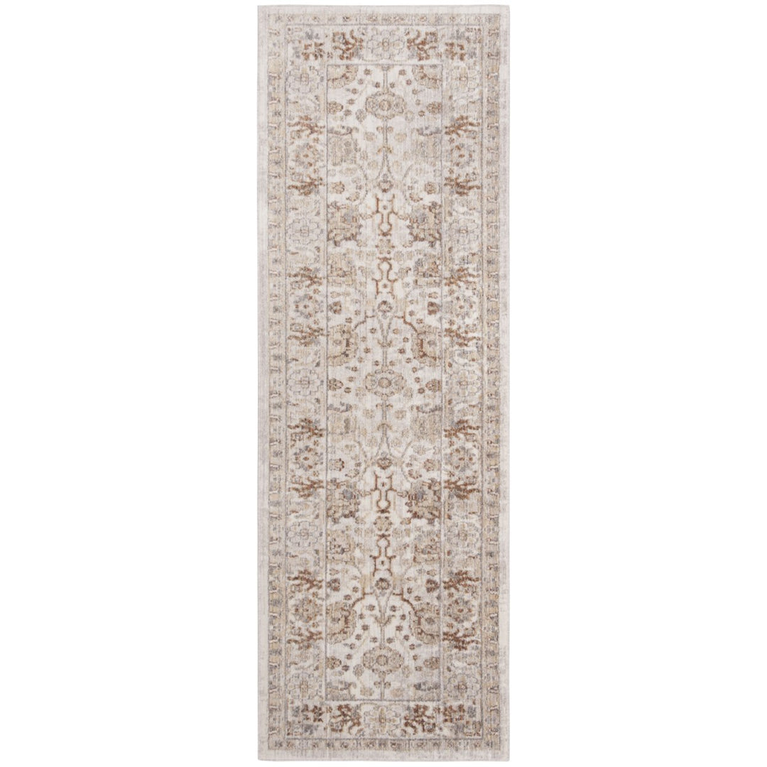 SAFAVIEH Illusion ILLB702C Cream / Light Brown Rug Image 1