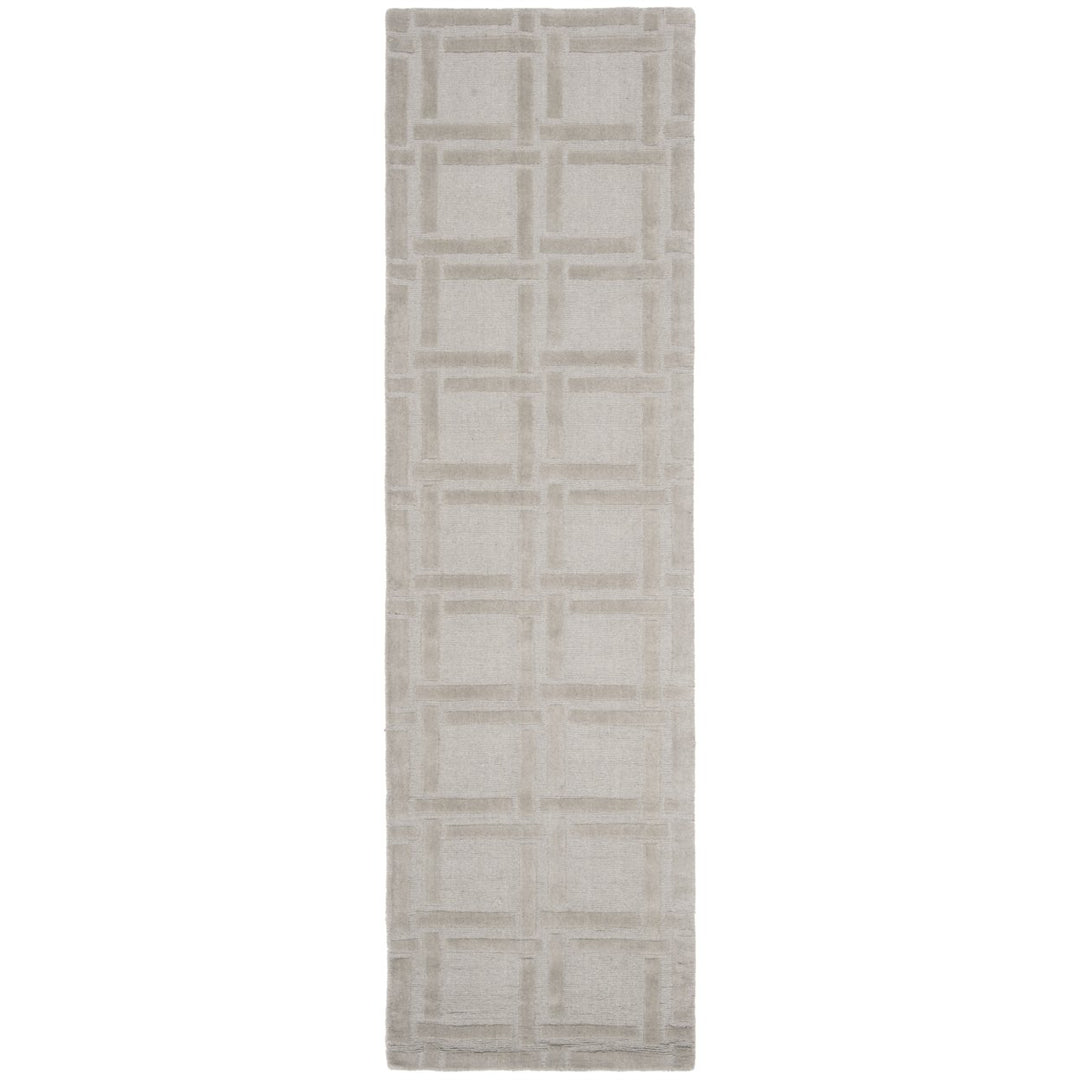 SAFAVIEH Impressions IM315A Handmade Grey Rug Image 4