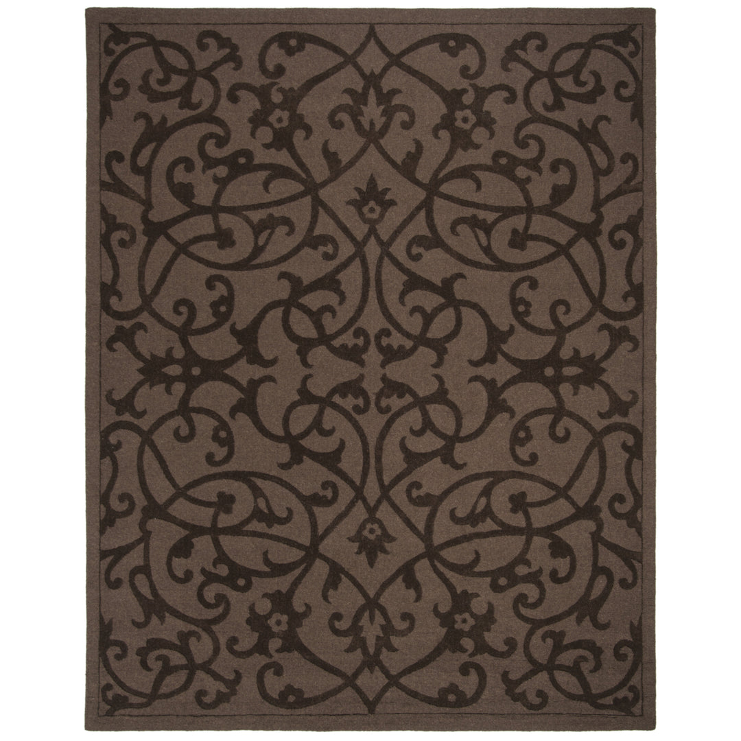 SAFAVIEH Impressions IM341A Handmade Brown Rug Image 1