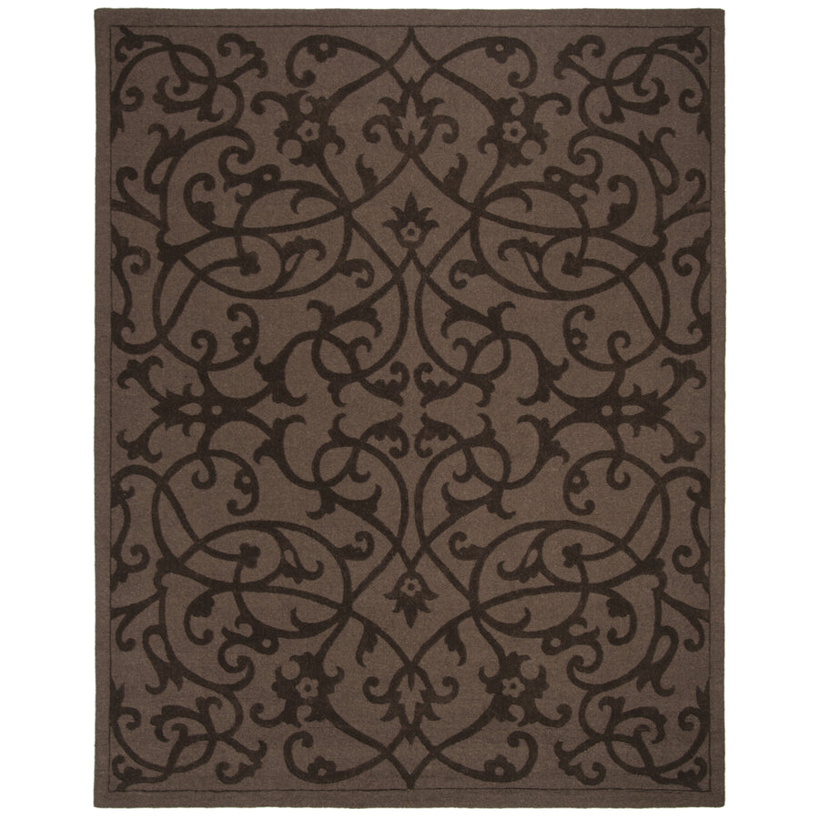 SAFAVIEH Impressions IM341A Handmade Brown Rug Image 1