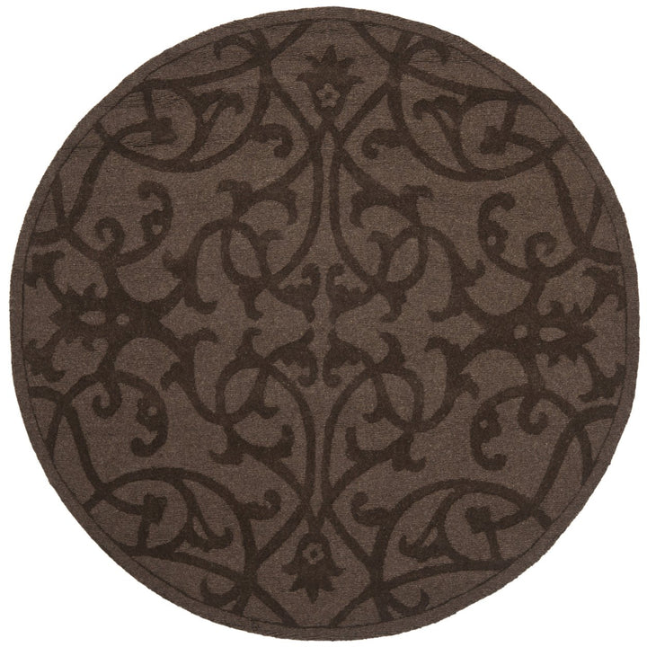 SAFAVIEH Impressions IM341A Handmade Brown Rug Image 1