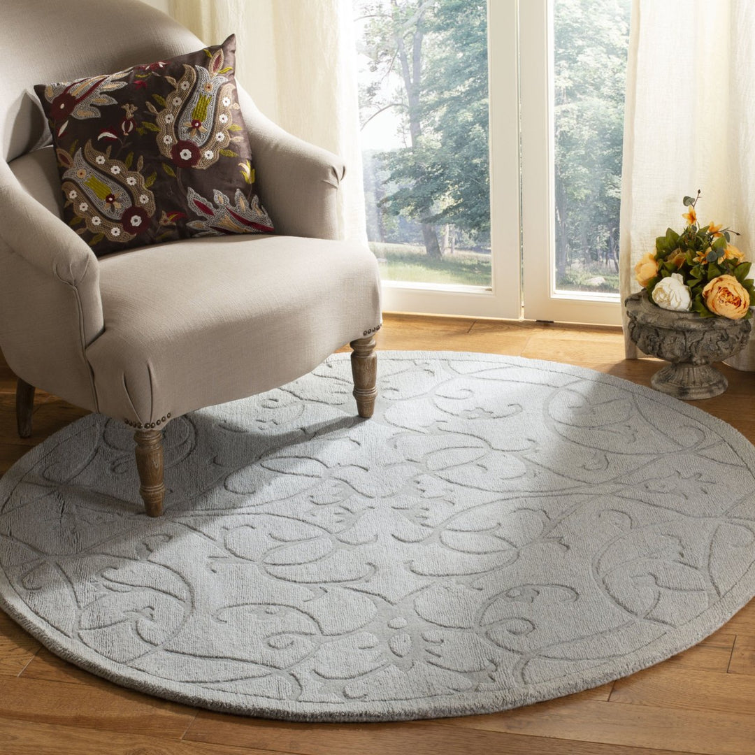 SAFAVIEH Impressions IM341B Handmade Grey Rug Image 2